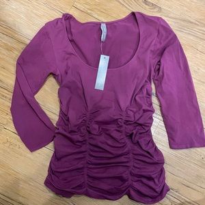 NWT, Last Tango, ruched torso top